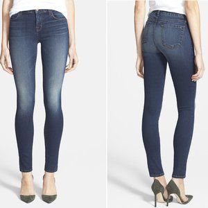 J Brand Rail slim dark mid-rise jeans